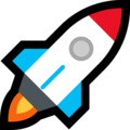 Rocket Ship Hosting Logo